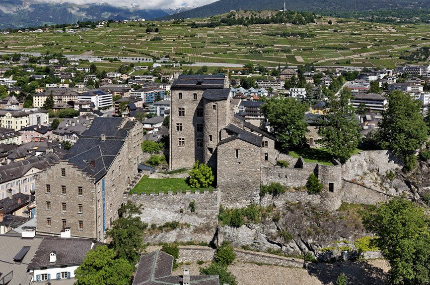 Château de la Majorie, Sion, Switzerland, Switzerland